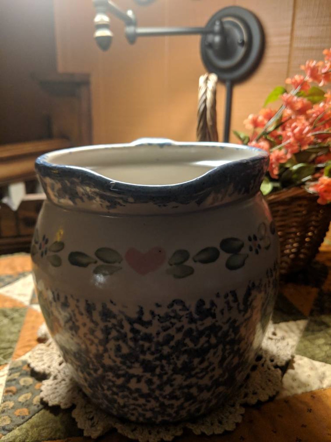 Vintage East Texas Marshall Pottery Stoneware Pitcher. Etsy