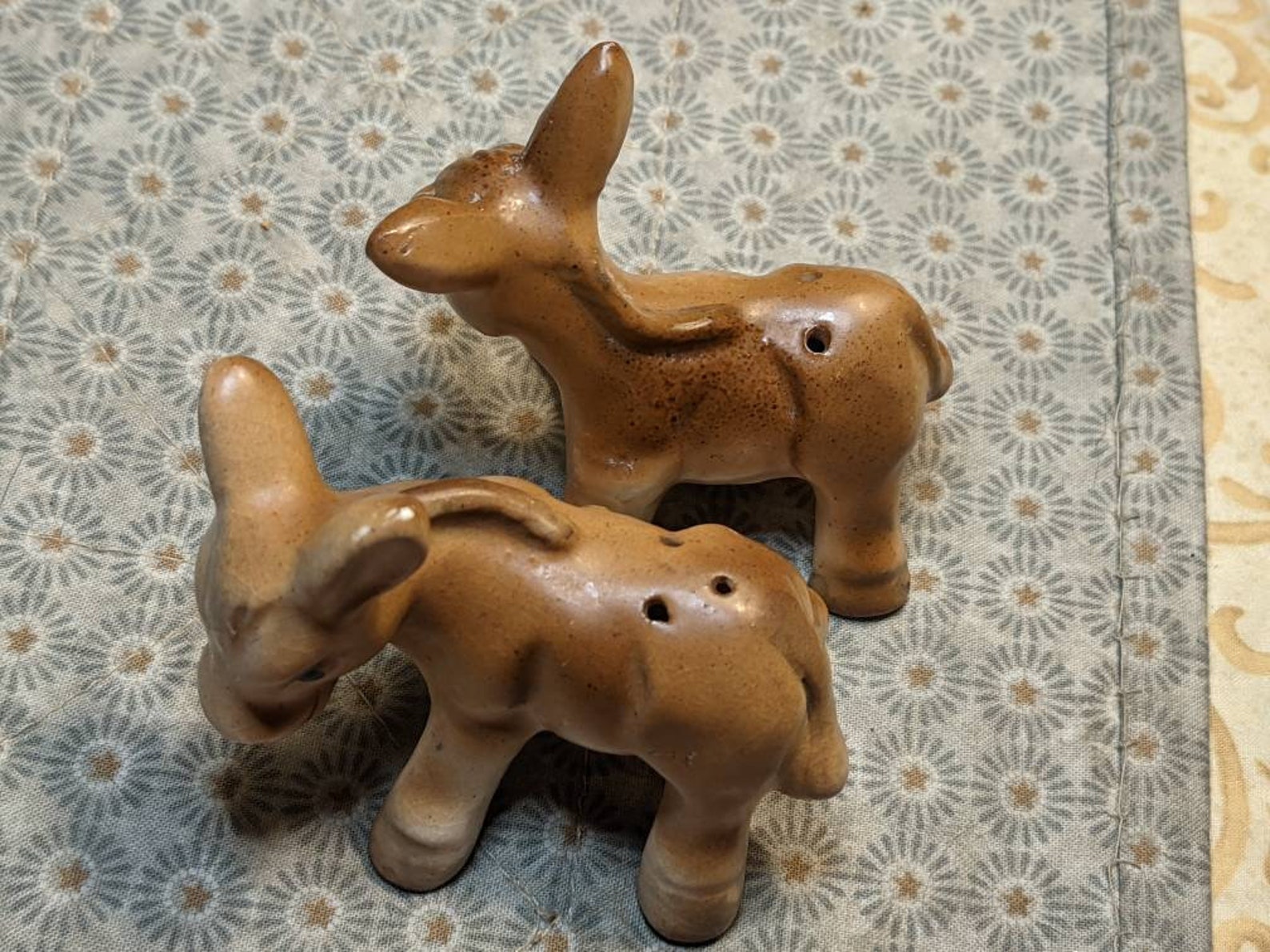 Vintage Donkey Salt and Pepper Shakers Made in Japan. Etsy