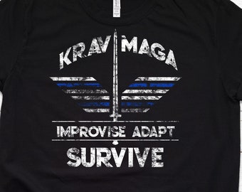 Krav Maga T Shirt | I Self Defense T shirt | Gym T shirt | Martial Arts Gift
