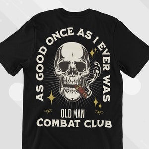 Old Man Combat Club, Funny BJJ Tshirt, Jiu Jitsu Shirt, MMA Fight Wear, Father&#39;s Day Gift