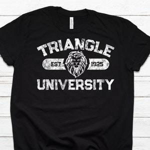 Funny Jiu Jitsu Tshirt for Men, Triangle University, BJJ Gift for Men, MMA Coach T shirt, Brazilian Jiu Jistu Gift, Martial Arts Gift