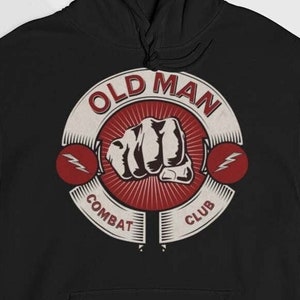 Funny Jiu Jitsu Hoodie, , Old Man Combat Club, BJJ Sweatshirt, MMA Fight Wear, BJJ Gifts
