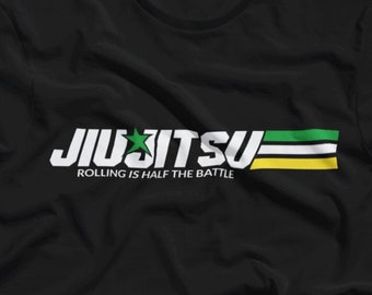 Lustiges Jiu Jitsu Shirt für Männer, BJJ T Shirt im Vintage Stil, Geschenk für Papas