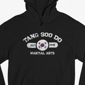 Sweat à capuche Tang Soo Do, sweat-shirt de karaté vintage, cadeaux d&#39;arts martiaux, cadeau pour professeur Tang Soo Do, cadeau pour les papas