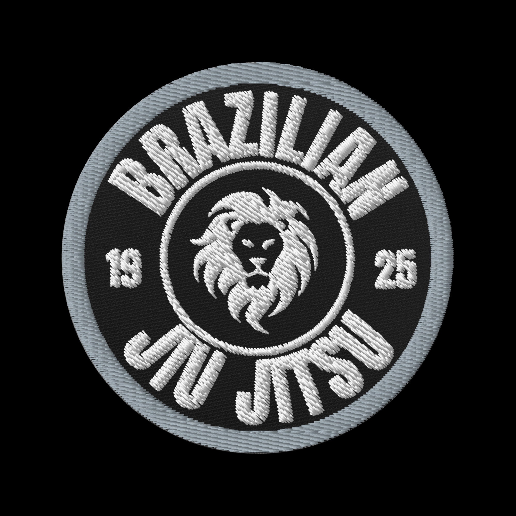 Écusson Judo/Jiu-Jitsu Châteauneuf-la-Forêt - Patch Brodé Diamètre 8cm - Occasion