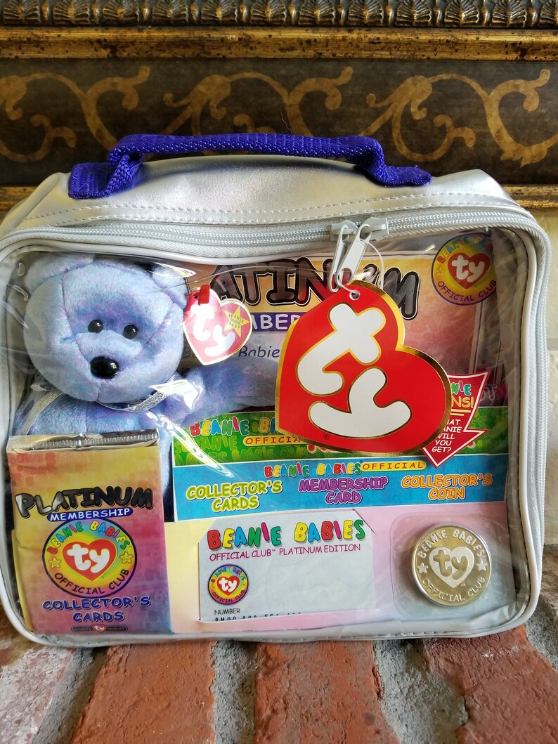 beanie babies platinum edition