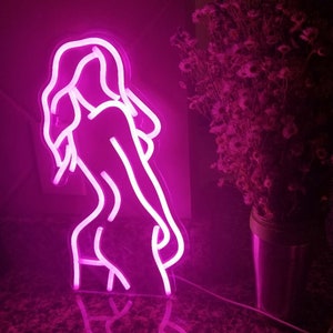 Body Shape lash decor lash room décor neon sign lash neon sign neon sign wall rental weet 16 birthday party backdrop neon sign