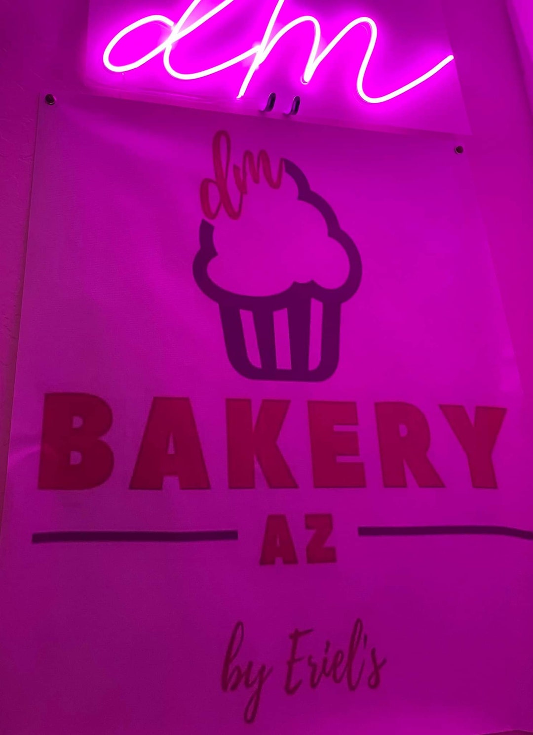 DM Light up Sign Neon Sign Custom Neon Sign Last Name Sign Bon Appetit