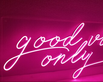 Good Vibes Only, room decor neon sign, led light, nursery room decor,room decor neon sign, led light,Good Vibes Only ,room decor neon sign