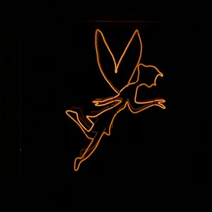light up tinkerbell fairies Wire Wall Art DIY craft projects lily of the valley light .light up fairies nursery room decor kids room decor