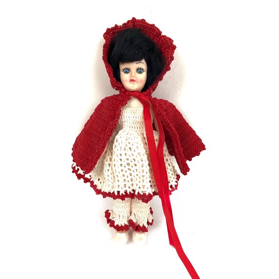 vintage little red riding hood doll