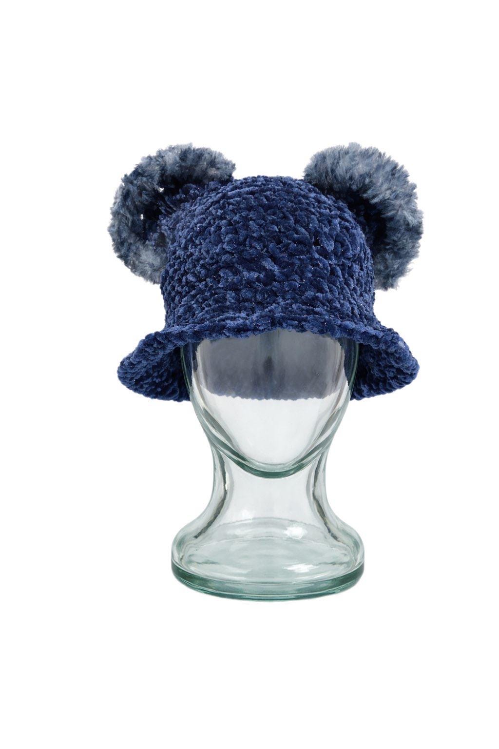 Crochet Bear Hat, Velvet Bucket, Rave EDM (PDF Pattern), Girlyfern
