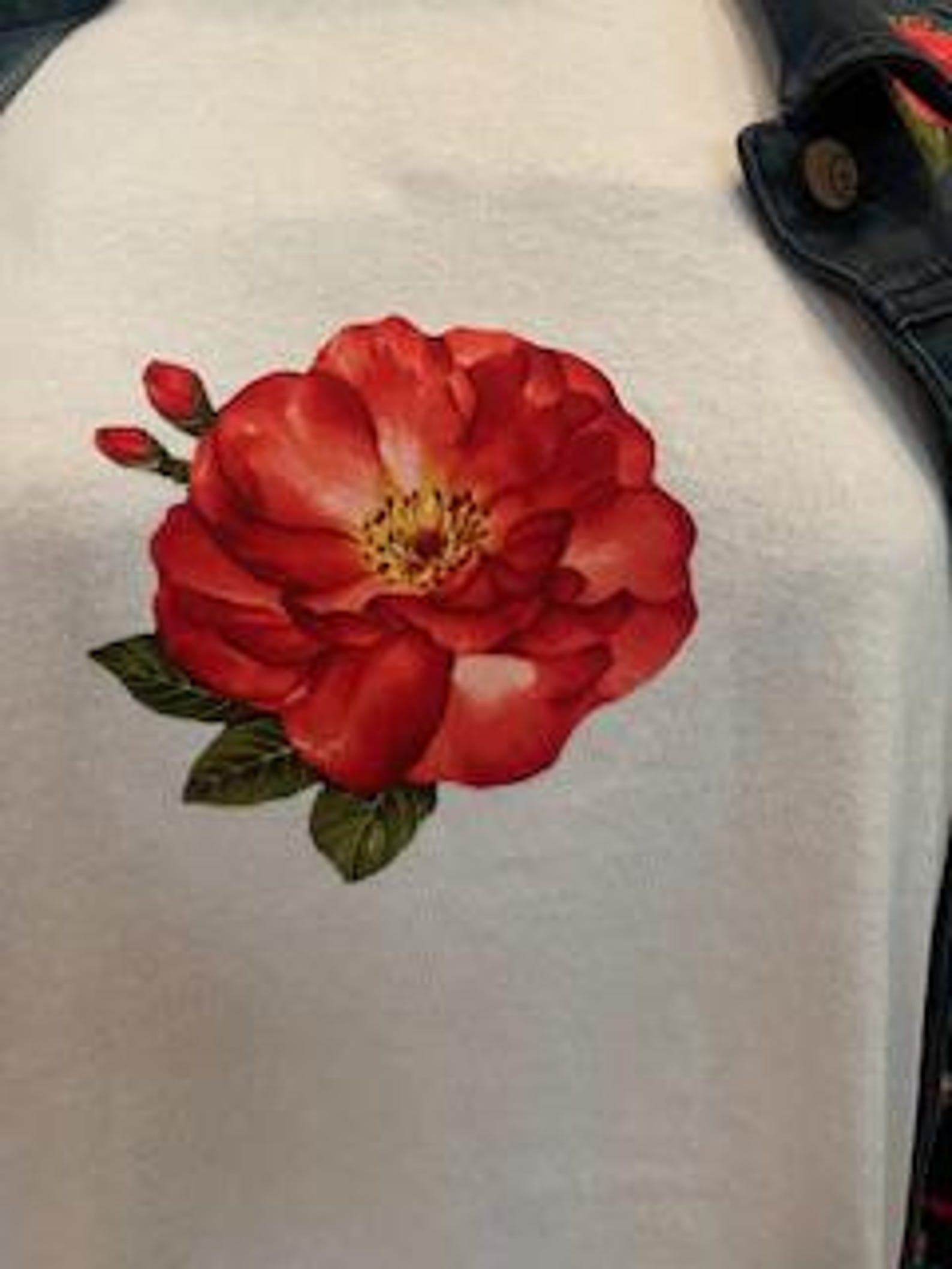 Wild rose oversize shirt