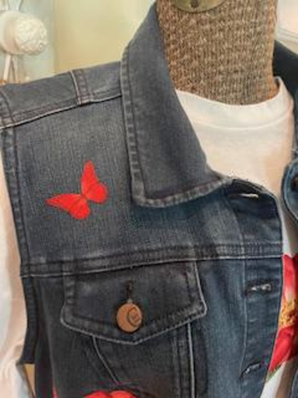 Wesley Rose Denim Vest