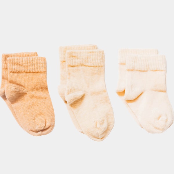 Pure organic cotton socks for baby, toddler, kids, men and women, new baby cotton socks, sensitive skin