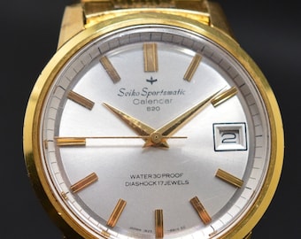 【ジャンク品】SEIKOMATIC 、 SPORTSMATIC CALENDAR Vintage SEIKO SPORTSMATIC CALENDAR 15037D MEDIUM ACCURACY
