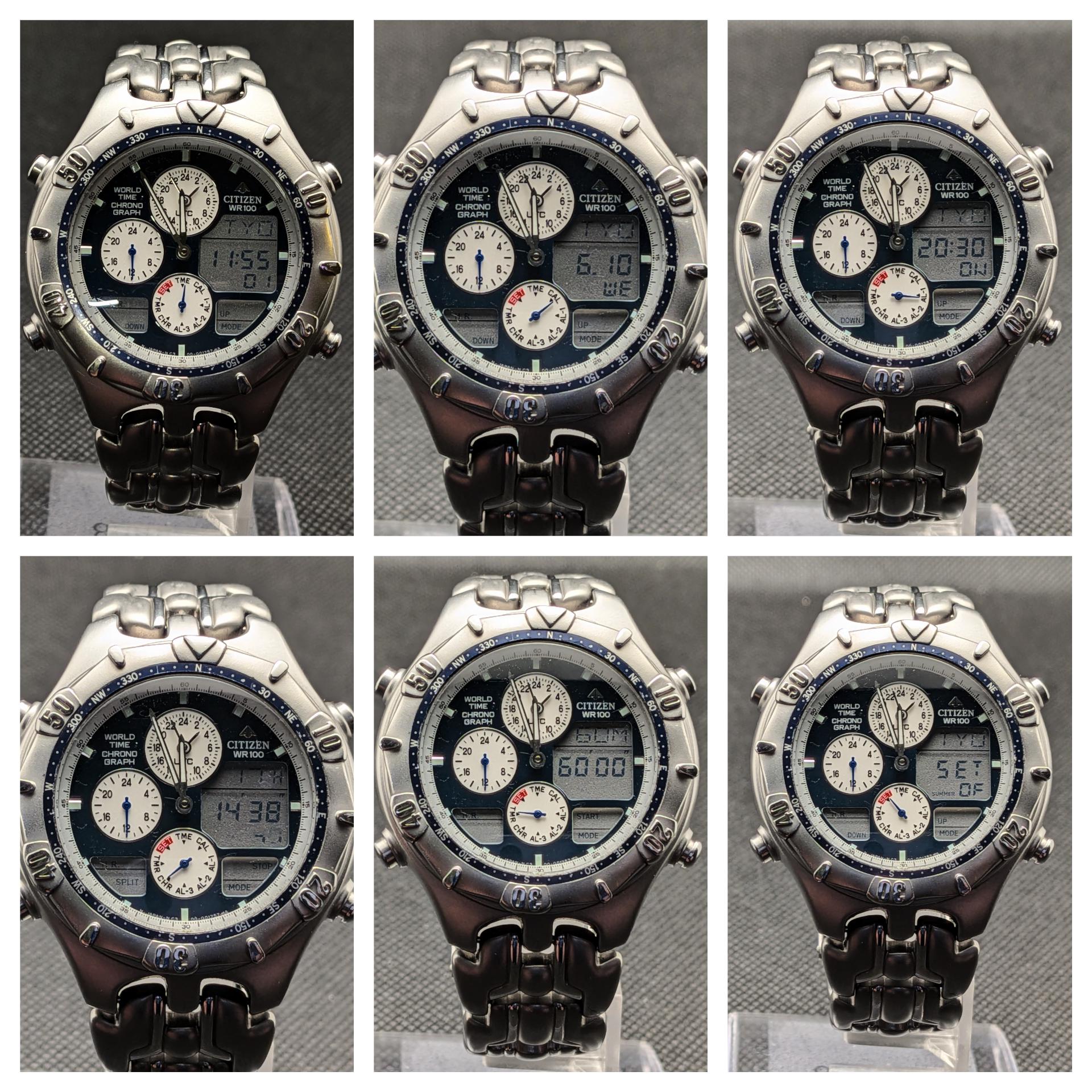 Citizen Promaster 1998 Vintage World Time C300-Q01440K With