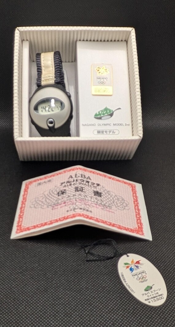 【稼動品】長野オリンピック 1998 SEIKO SPOON ALBA 腕時計 Seiko Alba Spoon Nagano Winter Olympics 1998 Commerative Model