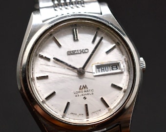 Montre automatique vintage Seiko Lord Matic pour homme, importée du Japon