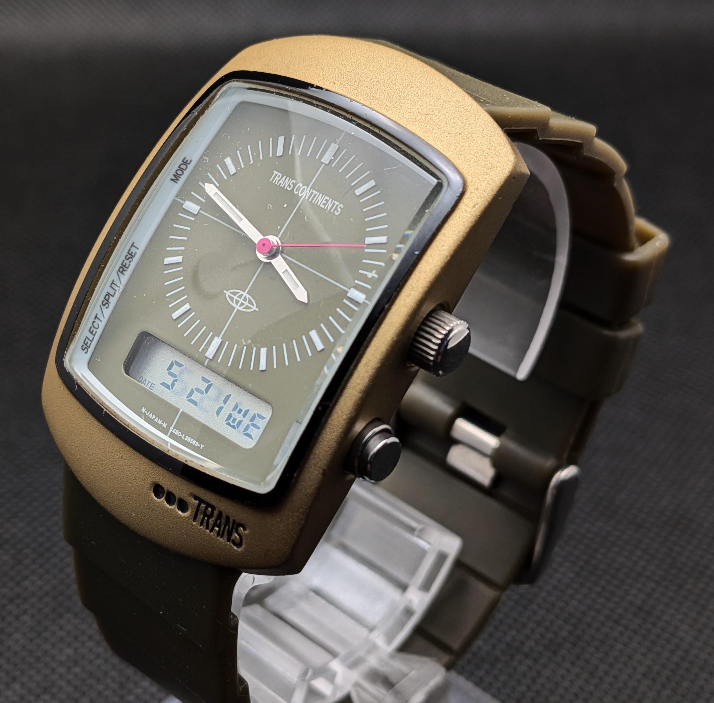 Citizen Collaboration Trans Continents Ana Digital Vintage Watch