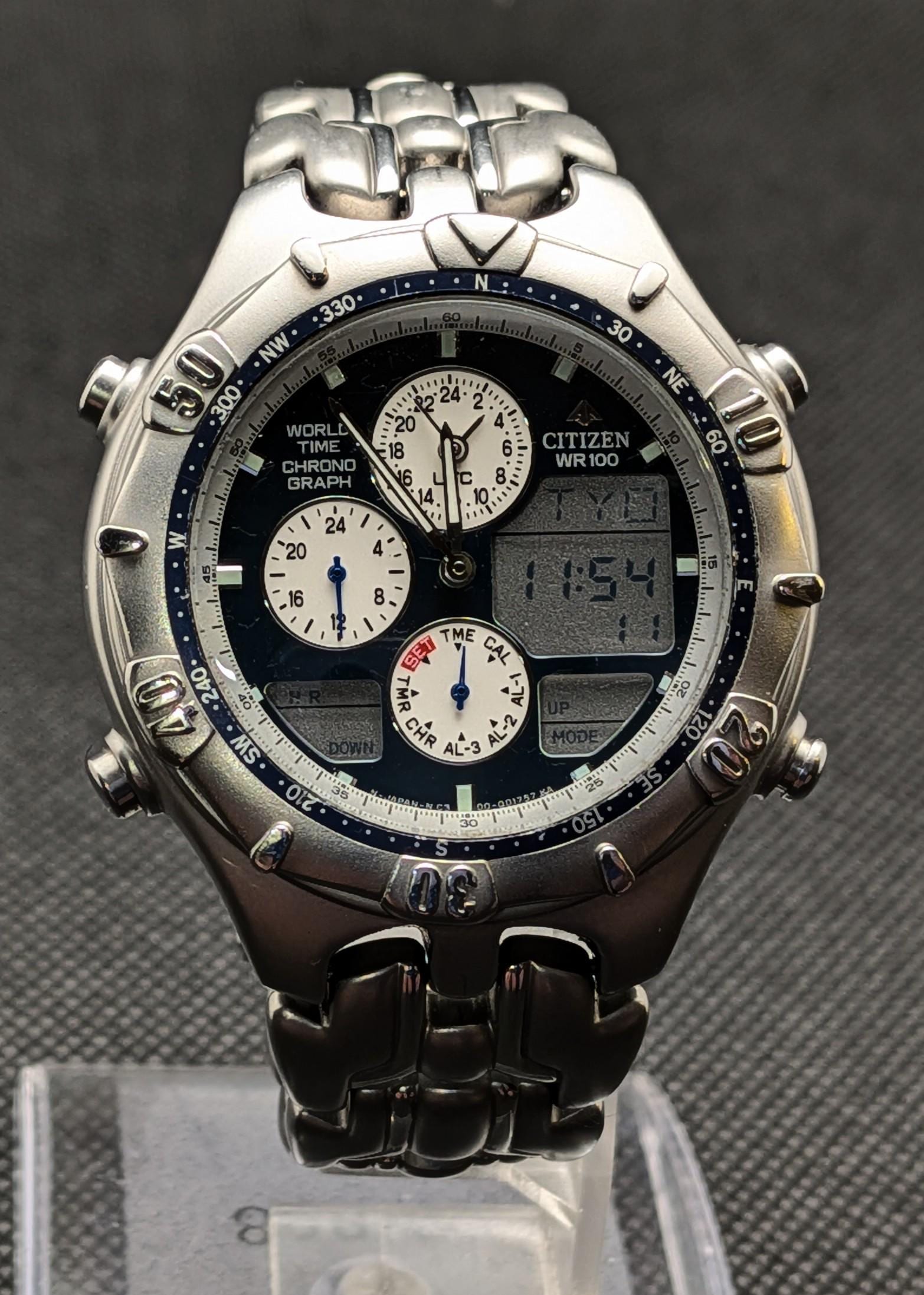CITIZEN PROMASTER C300 アナデジ 腕時計 シルバー Citizen C300 - Etsy Canada