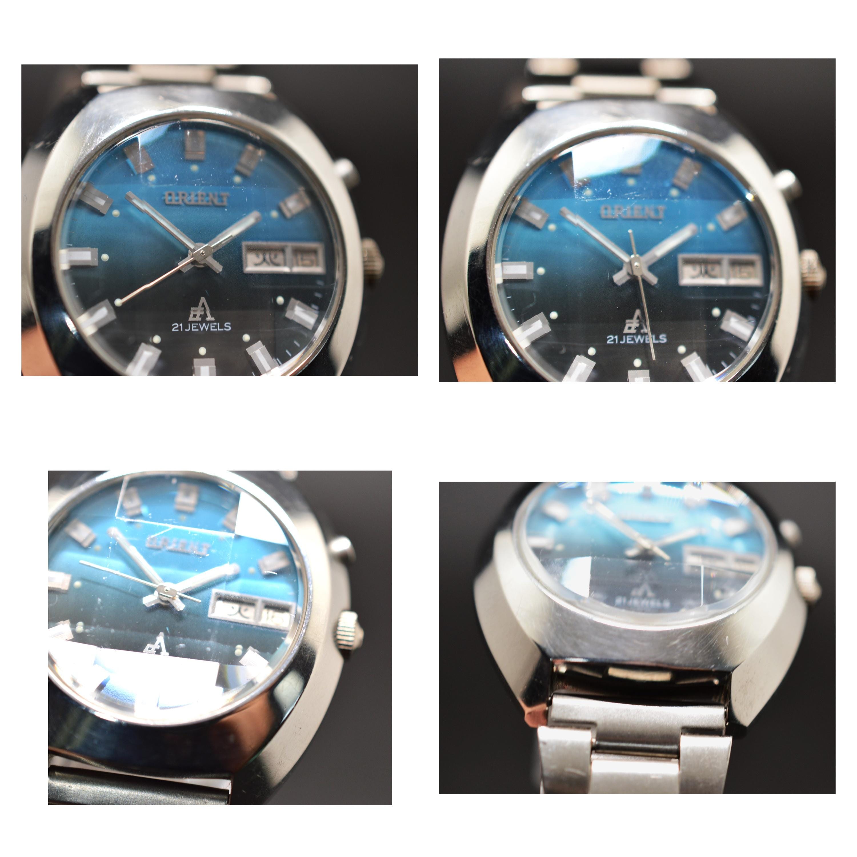 Orient Chronoace Jaguar Focus Vintage 70s Mens Watch From Orient Chronoace Jaguar Focus Vintage 70s Mens Watch From