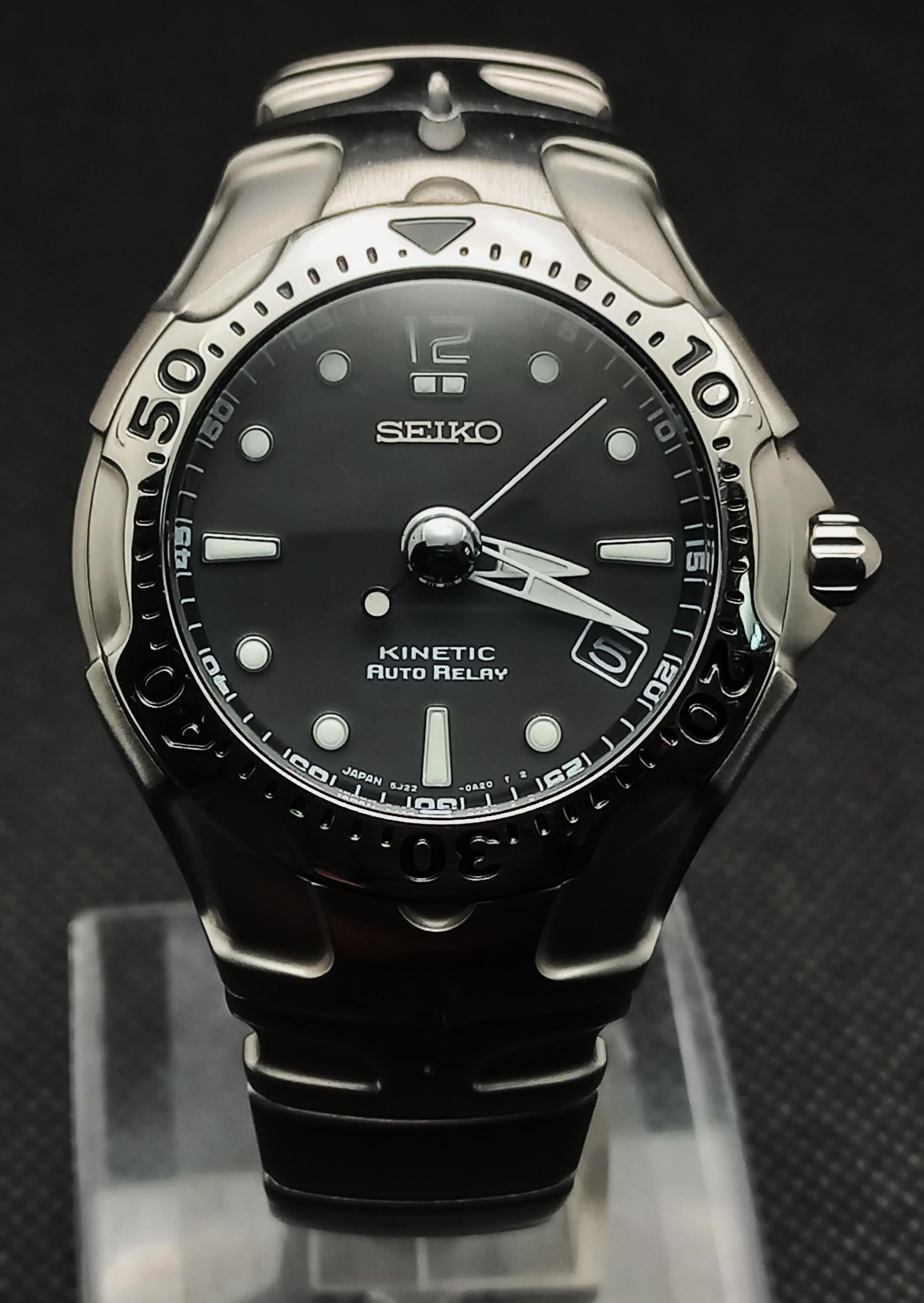 Seiko Kinetic Auto Relay Partner 2000 Rare True Diver Limited
