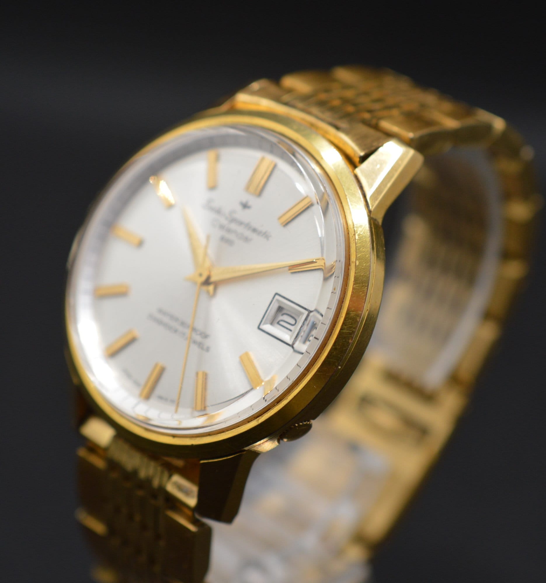 Seiko Sportsmatic Calendar 820 Gold 60s Vintage Watch From