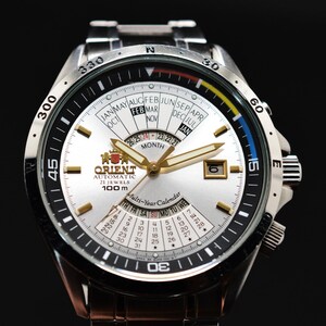 Perpetual Calendar Orient Automatic 21 Jewels 100m Jual Orient