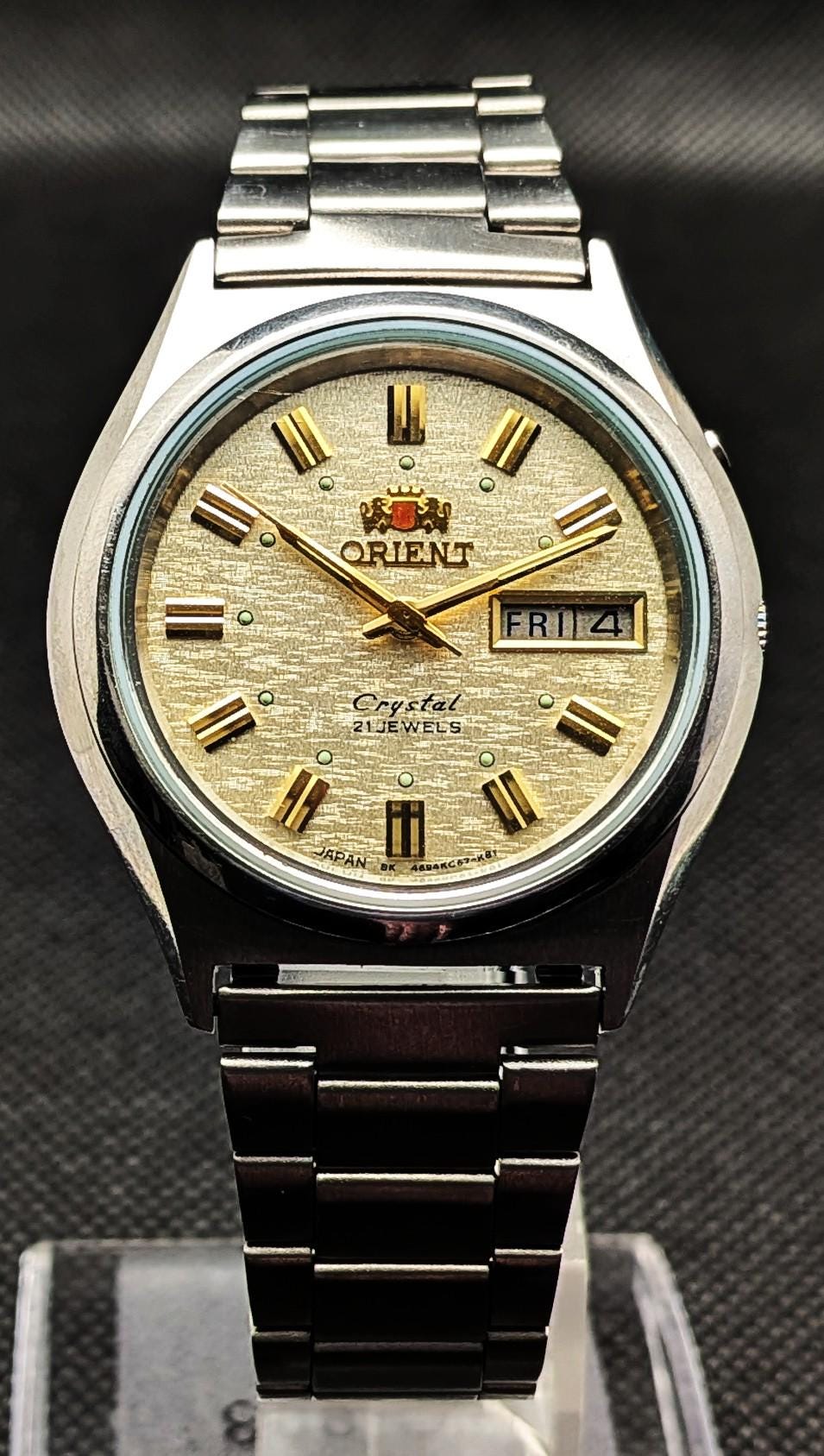 Orient Crystal 80s Vintage Automatic Watch From Japan - Etsy