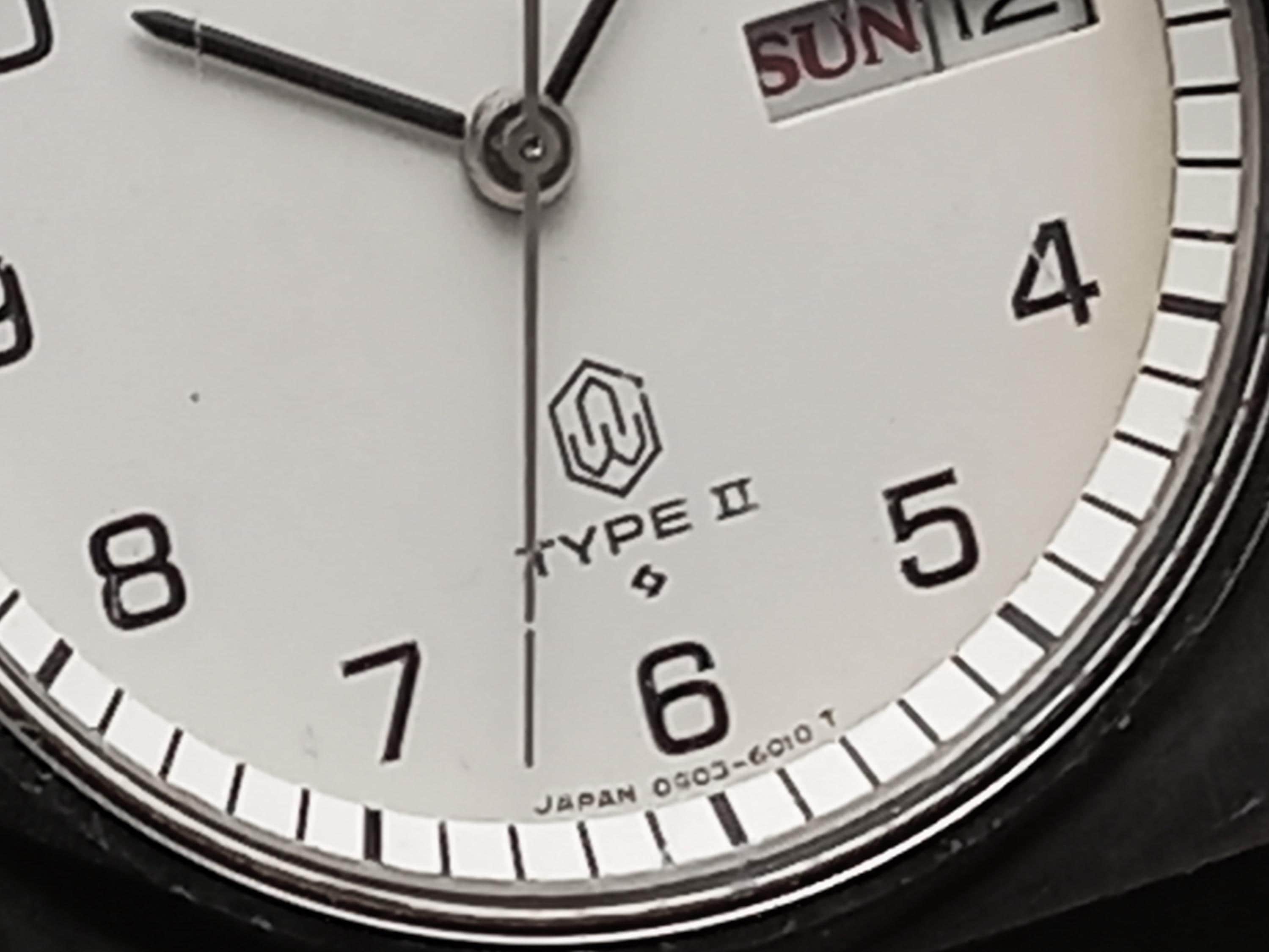 SEIKO TYPE-Ⅱ 0903-6000 Seiko Type II Vintage Quartz 0903-6000 First Year Production