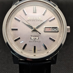 Citizen Seven Star Deluxe Automatic 1969 Vintage Watch From Japan