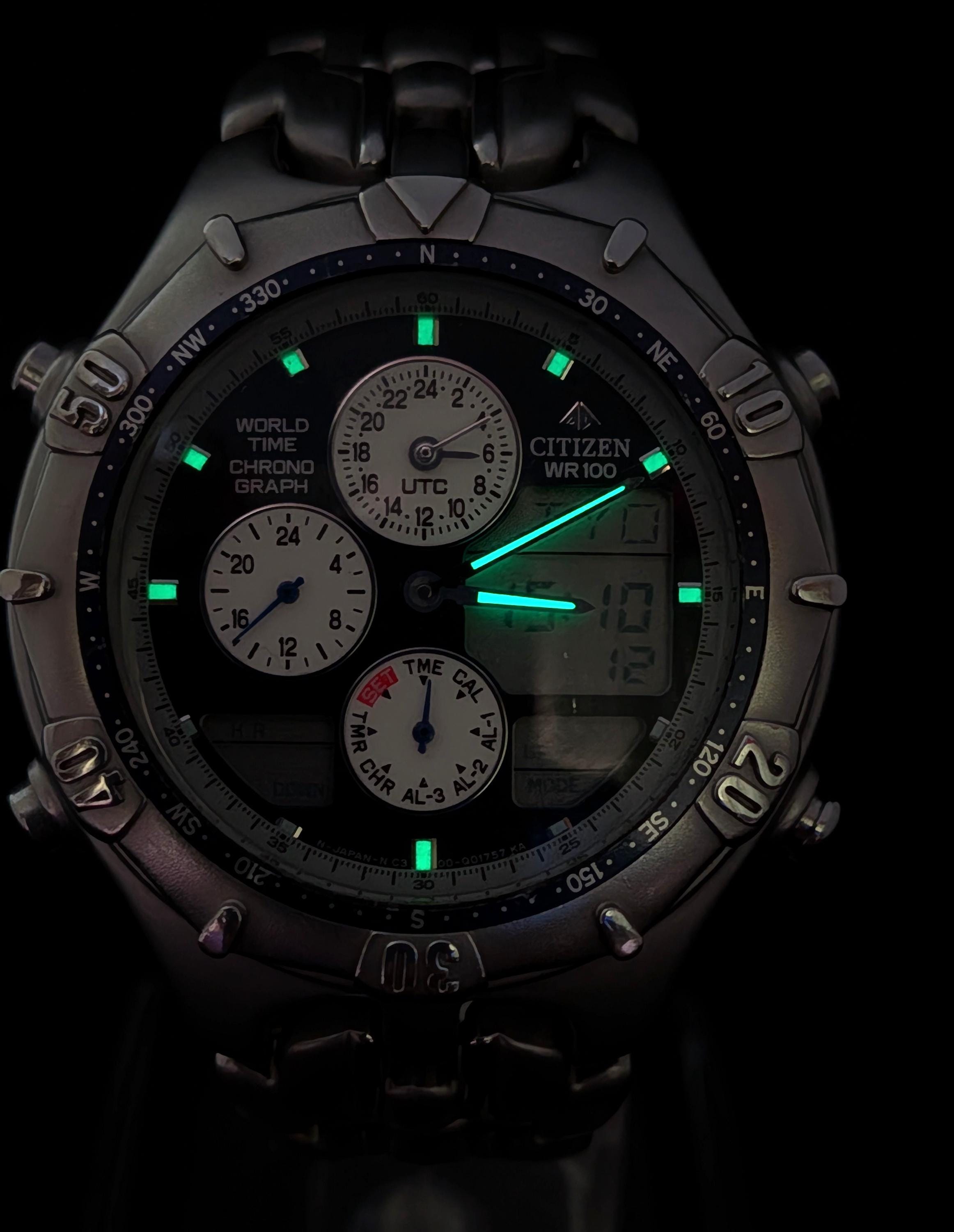 Citizen Promaster 1998 Vintage World Time C300-Q01440K With