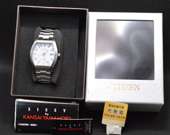 Citizen Kansai Yamamoto Solar Perpetual Calendar Collaboration Dress Watch from Japan