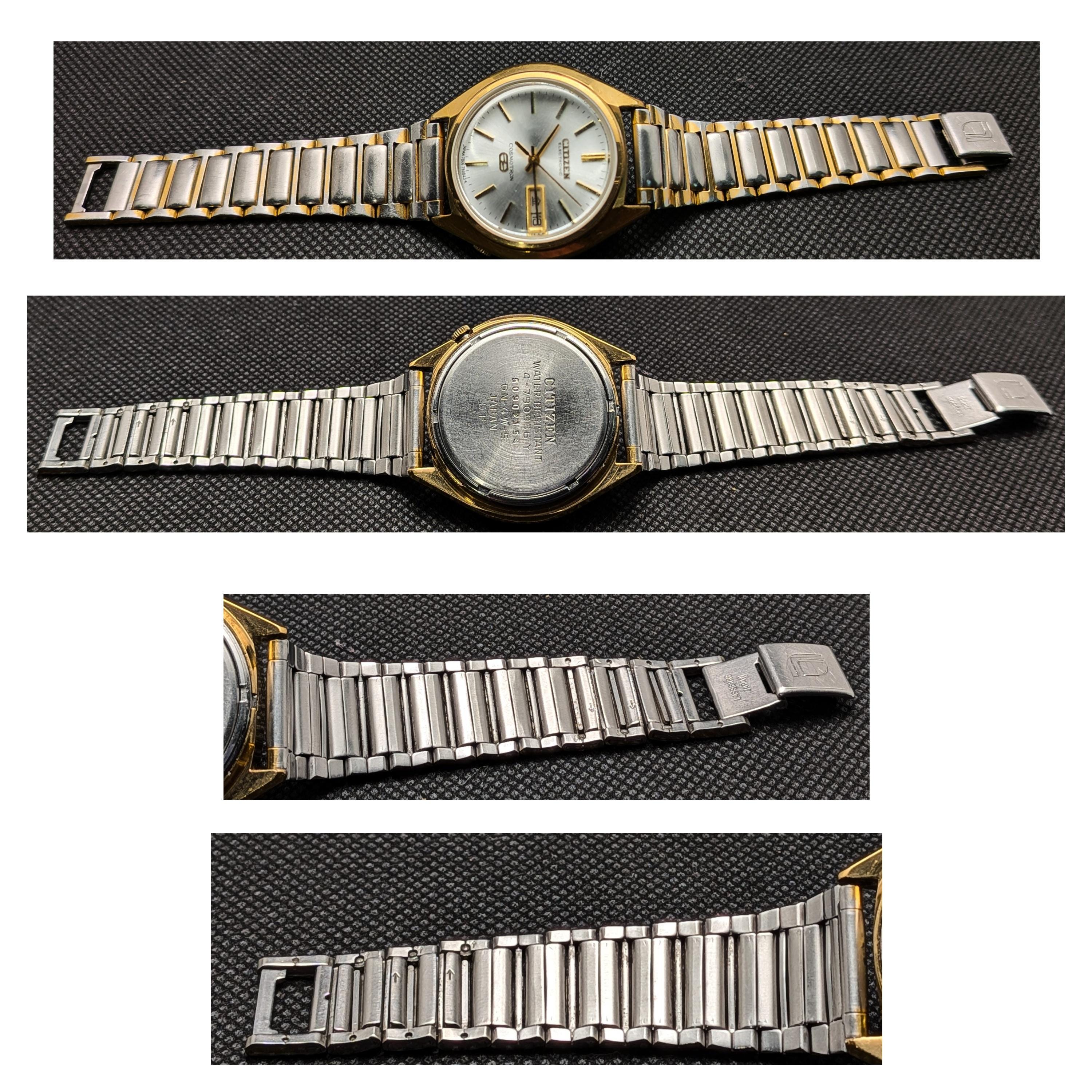 Citizen Cosmotron Rare 1975 Vintage Electronic Hi Beat Gold Plated