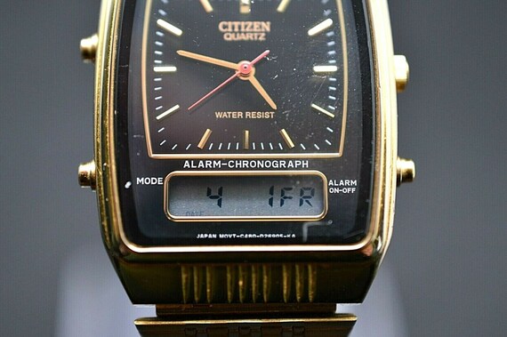 Citizen Ana Digi Classic Gold Vintage C480 From Japan | Etsy UK