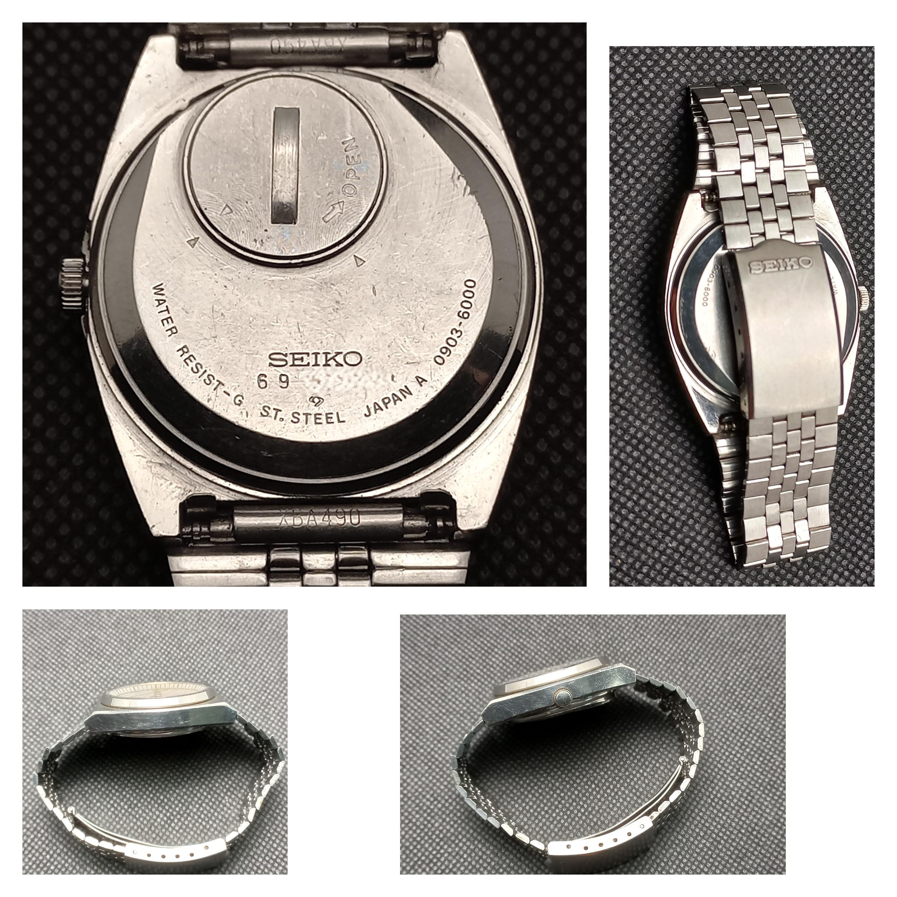 Seiko Type II Vintage Quartz 0903-6000 First Year Production