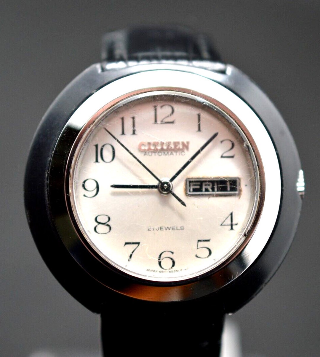Citizen Blackie Rare 70s Vintage Automatic Watch From Japan - Etsy