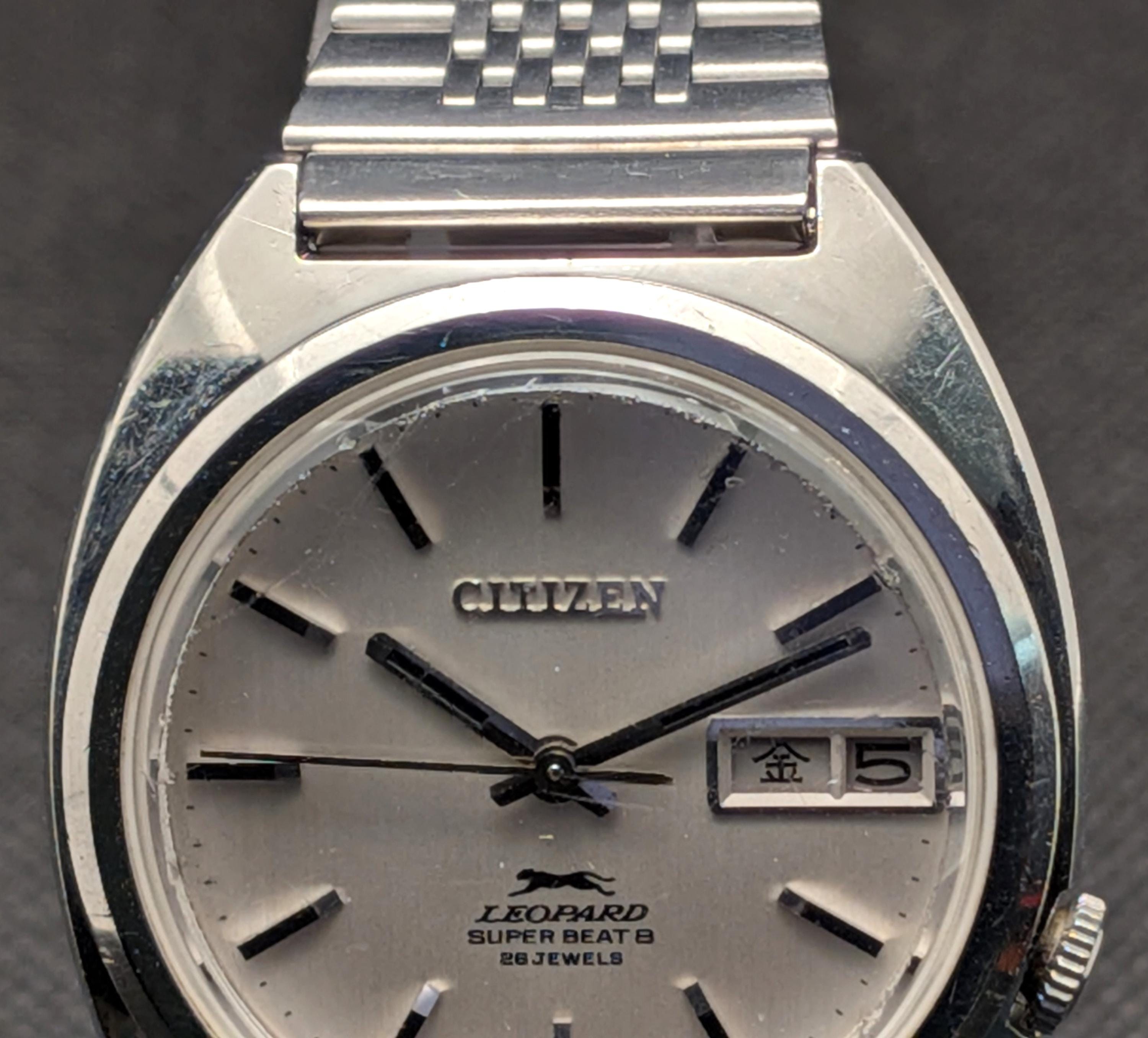 Citizen Leopard Super Beat 8 1971 Rare Vintage From Japan - Etsy