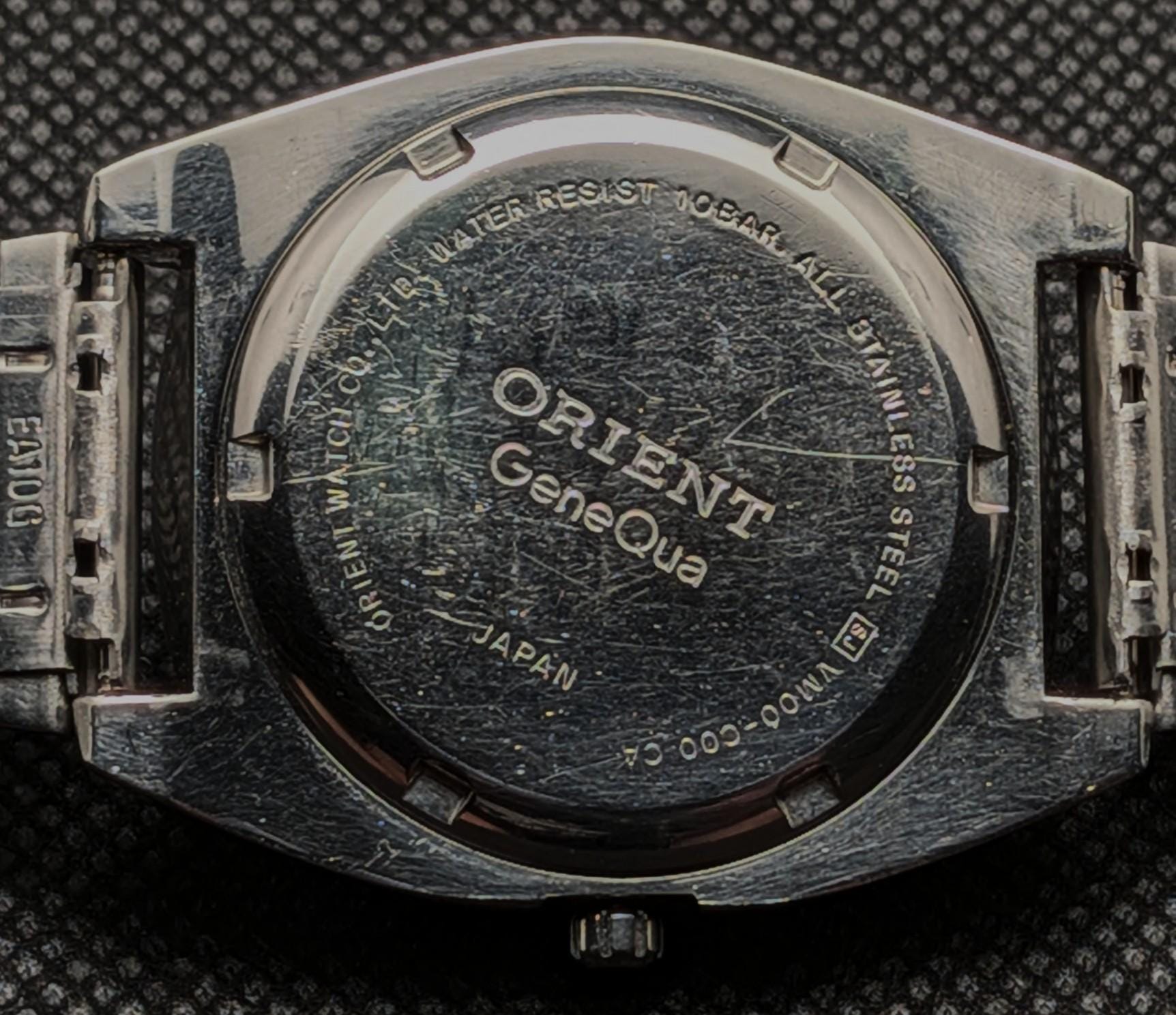 Orient Kinetic Gene Qua Original Bracelet Rare Vintage Watch From