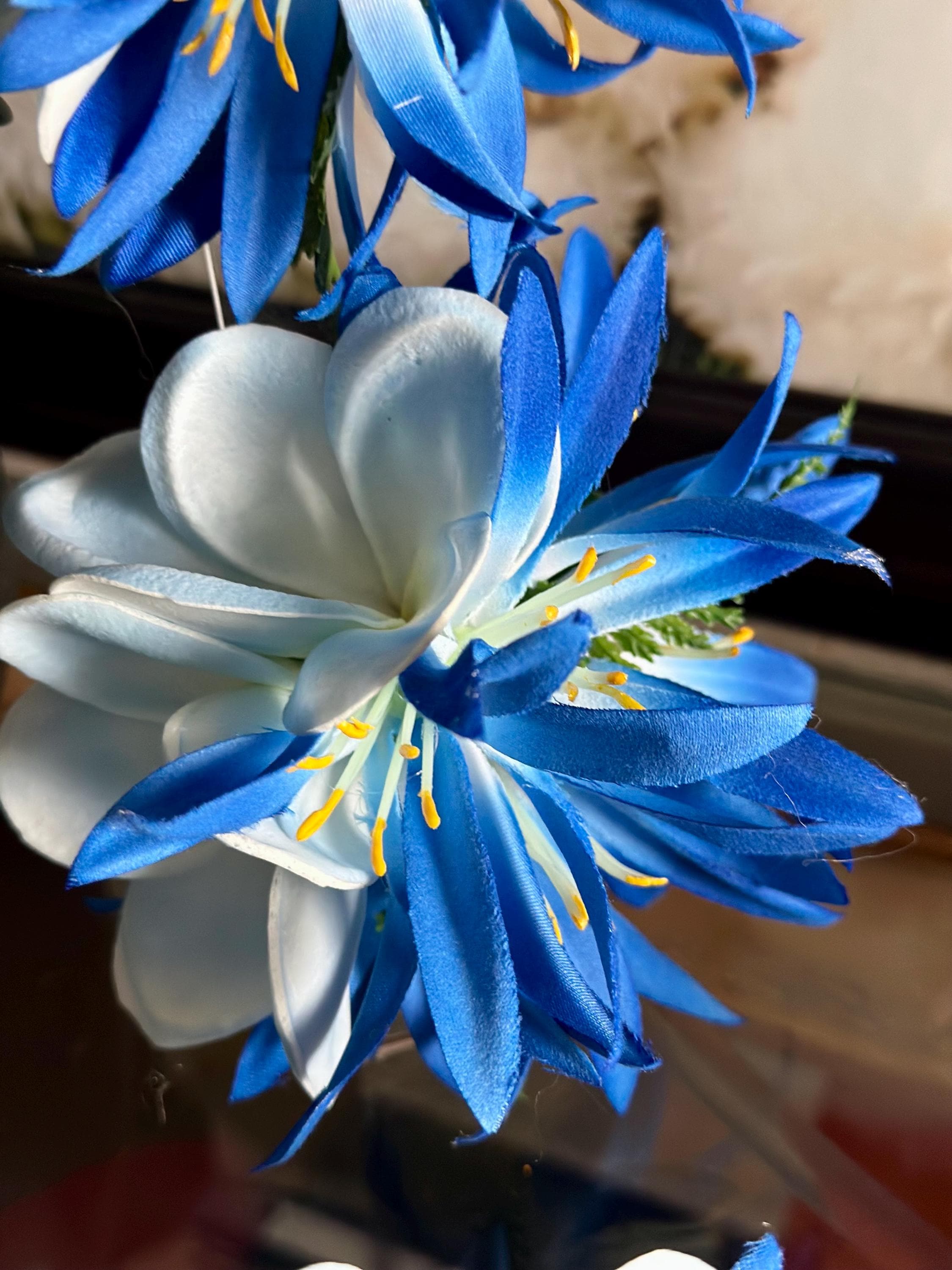 Blue Plumeria - Etsy