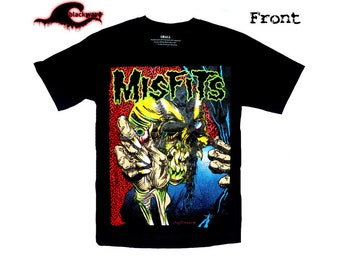 Misfits - 1990's Vintage Pushead design - U.S Imported Rare Punk Band T-Shirt
