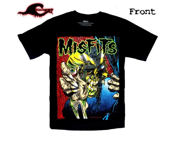 90s Misfits Pushead Giant Black XL Pushead Misfits | Grailed