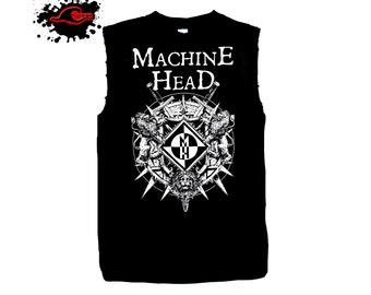 Machine Head - Bloodstone & Diamonds - Frayed-Cut Modified Singlet