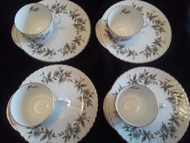Vtg Royal Adderly Fine Bone China England ARCADIA PATTERN Cup and Saucer