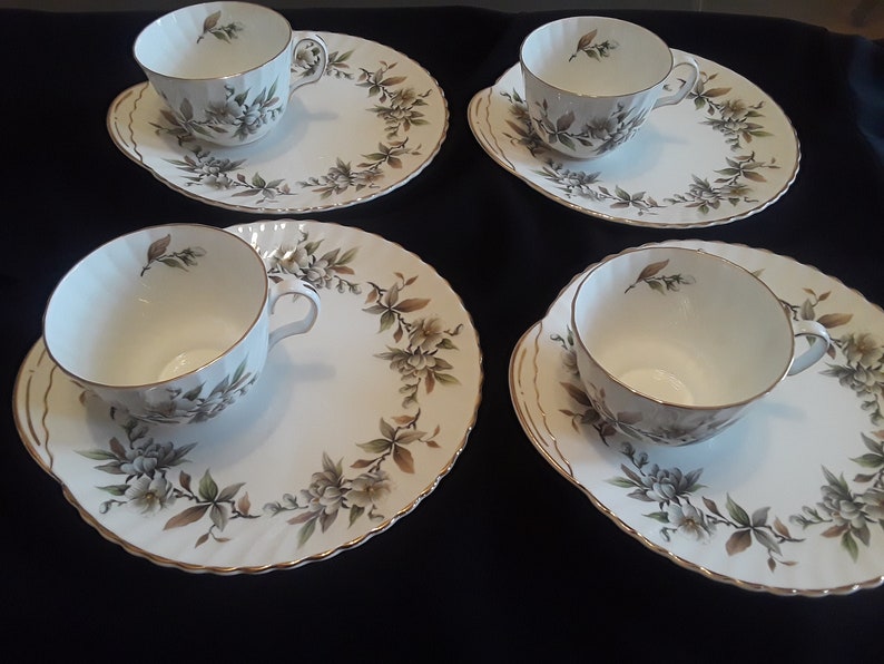 Vtg Royal Adderly Fine Bone China England ARCADIA PATTERN Cup and Saucer