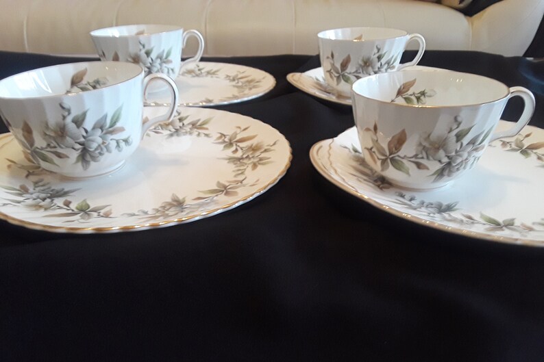 Vtg Royal Adderly Fine Bone China England ARCADIA PATTERN Cup and Saucer