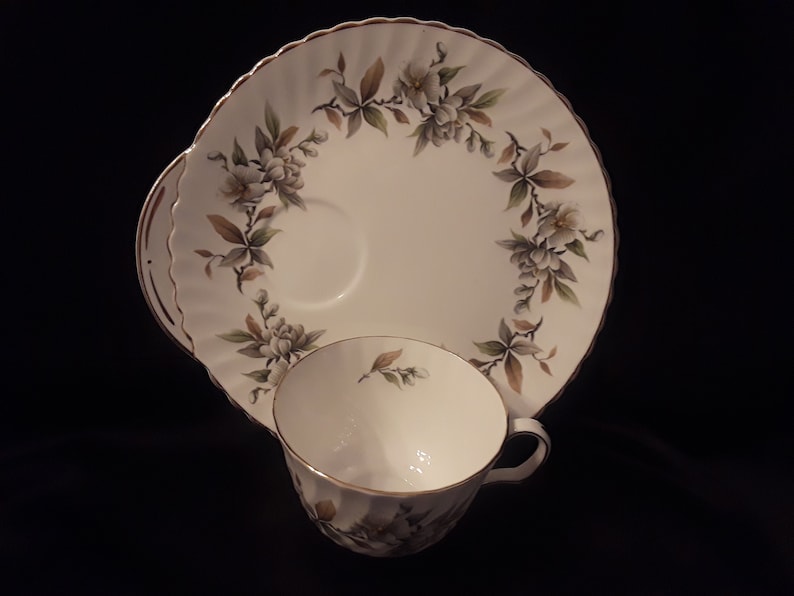 Vtg Royal Adderly Fine Bone China England ARCADIA PATTERN Cup and Saucer