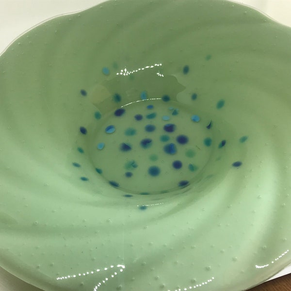 Decorative Glass Bowl Etsy