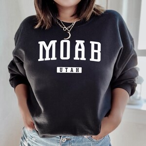 Moab Sweatshirt | Moab Utah Crewneck Sweatshirt | Delicate Arch, Red Rocks